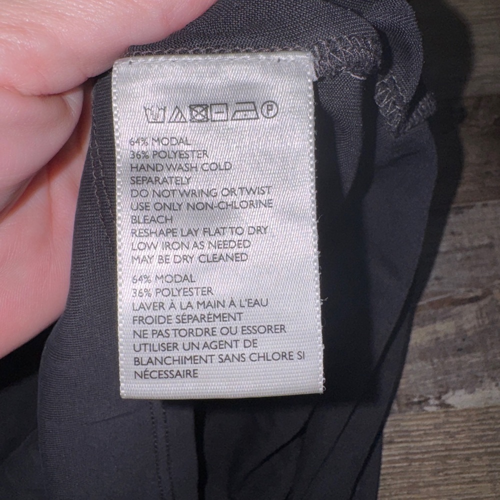 Silence + Noise‎ Black Wrap Romper Small Modal Elastic Waist - Picture 4 of 8